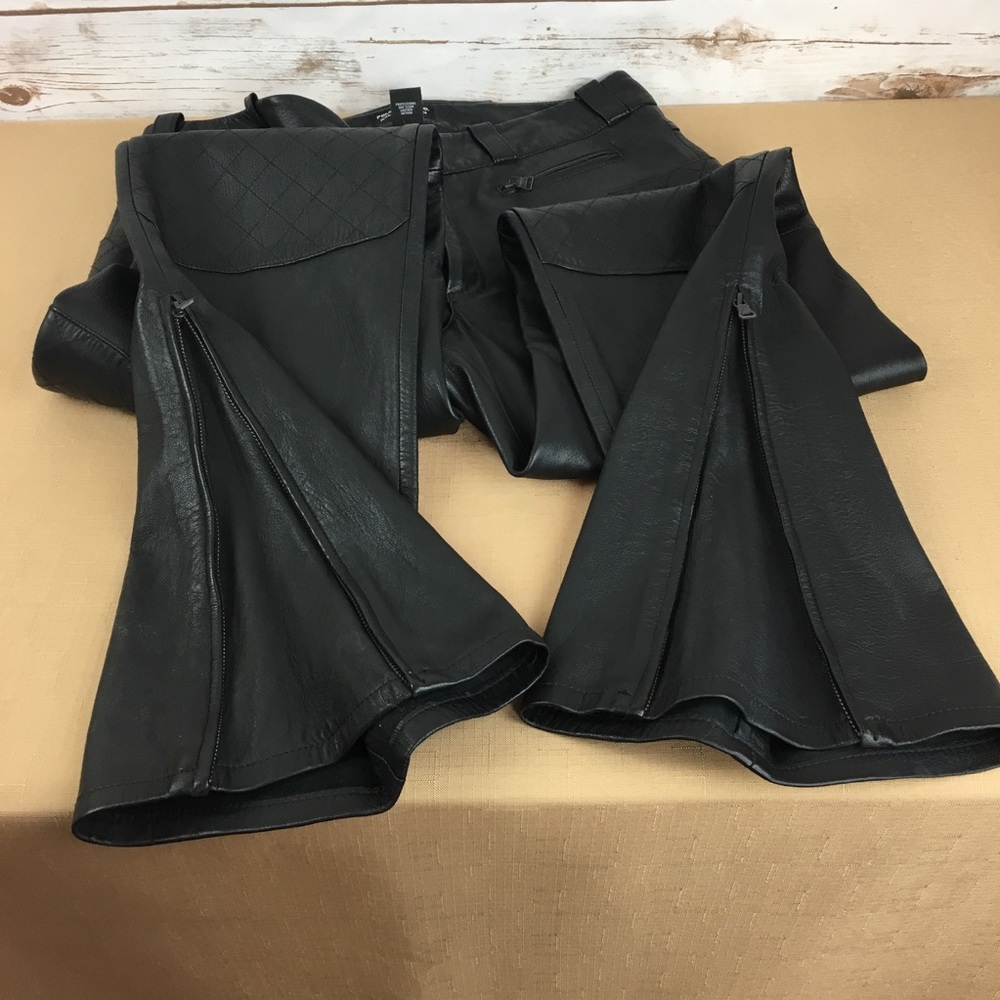 Polo Ralph Lauren Leather Pant Straight To Flare